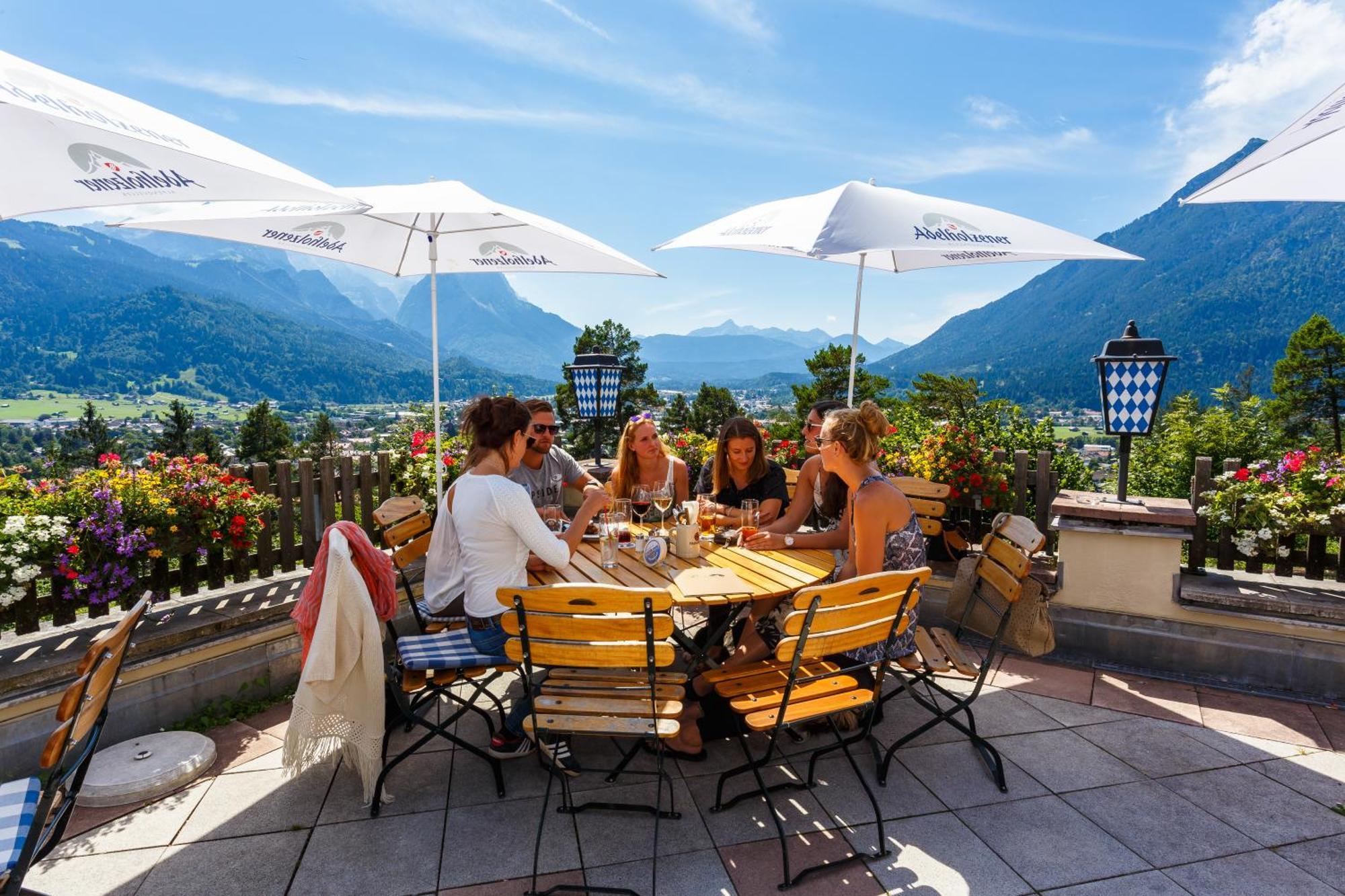 Landkomforthotel Panorama & Restaurant Bella Vista 가르미슈파르텐키르헨 외부 사진